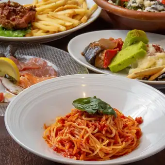 【定番コース】120分飲み放題＆ピザ・パスタ等全7品で4500円♪♪