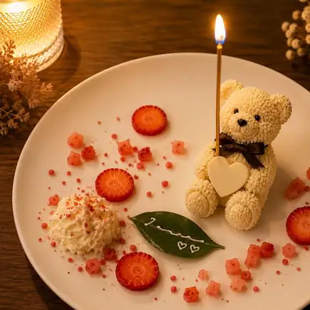 【話題のクマちゃんプレート】Anniversary　Course 
