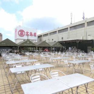[Large outdoors ♪] We will hold the popular Takashimaya Beer Garden every year again this year! If you enjoy your meal in the open-air outdoor space, you should be able to get rid of your daily fatigue!