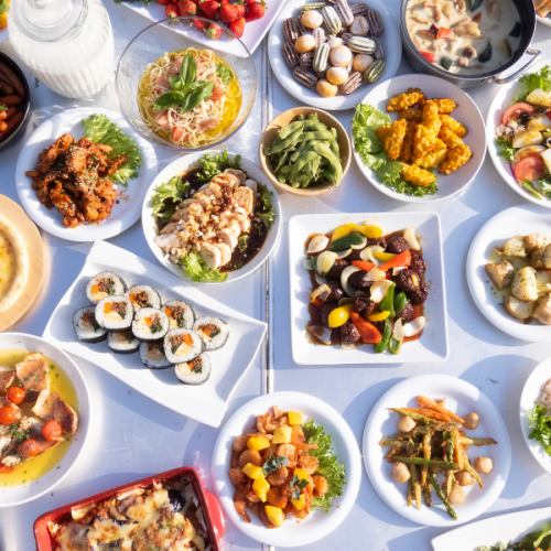 豊富な食べ放題メニュー