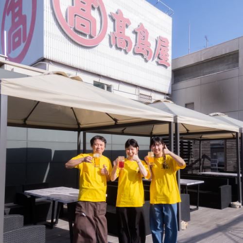 今年も毎年大好評の高島屋ビアガーデンを開催予定！
