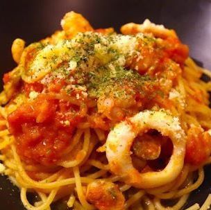 [Today's pasta] Pescatore of fish and shellfish