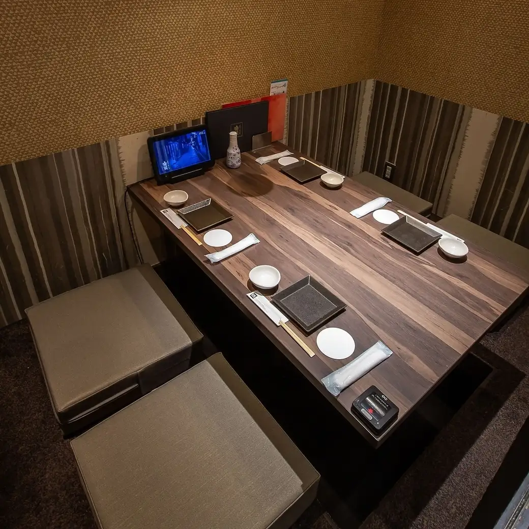 【全席個室】落ち着いた雰囲気の空間を各種取り揃えています。