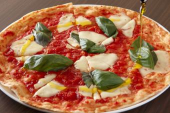【Cena A】選べるピッツァorパスタ、自家製ジェラート等お料理全6品コース♪当日OK!