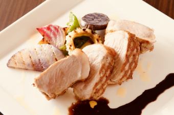 【Cena B】メイン料理もついた季節の食材を使ったお料理全8品コース♪当日OK!