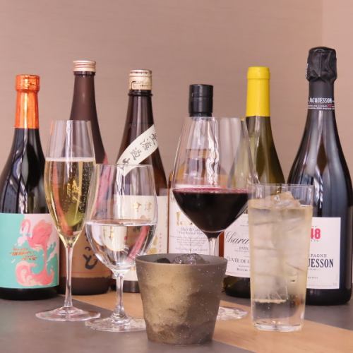 ドリンクと串揚げで贅沢を