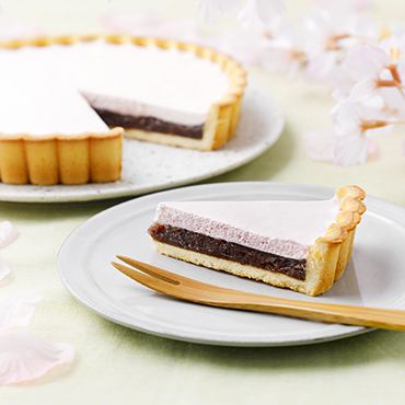 ≪土日祝限定≫桜とあんこの和風タルト