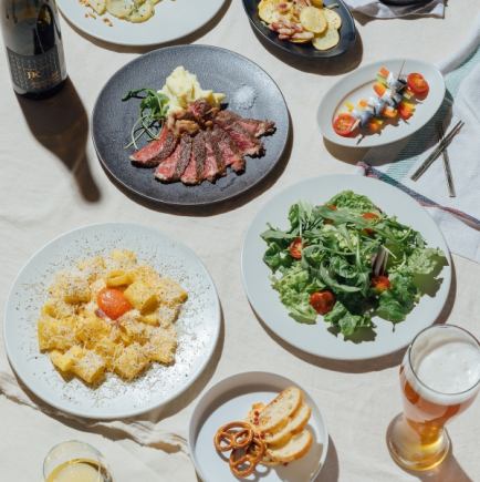 【2Hプレミアム飲み放題♪】☆ババリアミュンヘンコース☆ヴァイスブルスト等11品 7000円(税込)