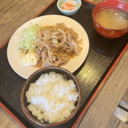 国産豚の生姜焼き
