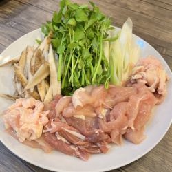 奥久慈軍鶏鍋〈ソーメン付き〉1人前
