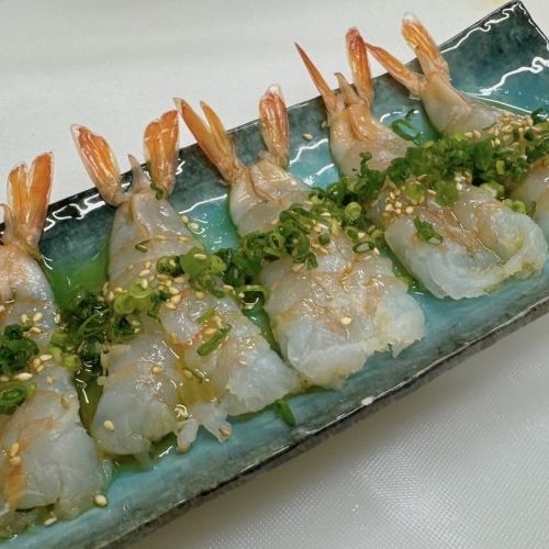 レバ刺し風生エビ
