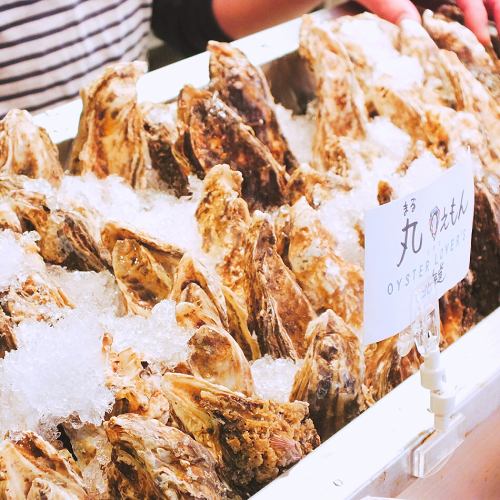 店主こだわりの新鮮牡蠣を♪