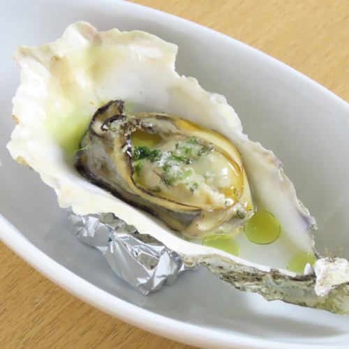 カキのオーブン焼き　香草塩