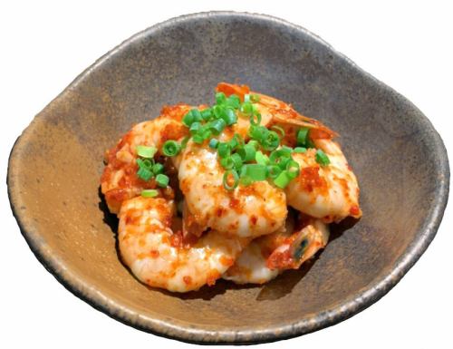 Shrimp DE kimchi/spicy pork kimchi stir-fry