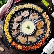 Sunday to Thursday only: 120 minutes all-you-can-eat cheese samgyeopsal course with all-you-can-drink for 2,980 yen