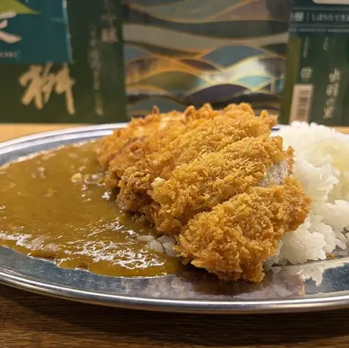 Bigカツスパイスカレー定食