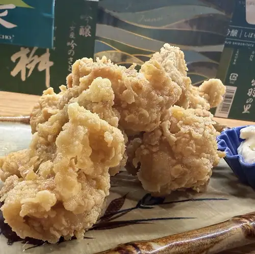 鶏塩唐揚げ定食