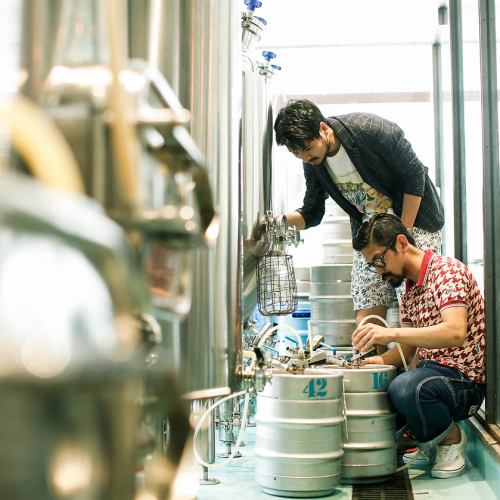 [Producing beer at a brewery in Shinjuku / Chiba]