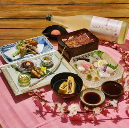 Seasonal Kaiseki Course - Spring - (Perfect for celebrations such as the Girls' Festival, Boys' Festival, and Mother's Day)