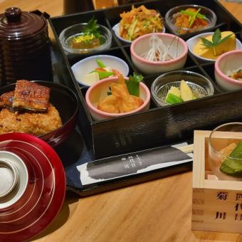 【平日午餐限定】鰻魚與當季色彩套餐