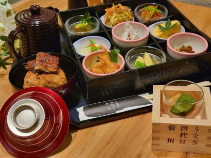 【平日午餐限定】鰻魚與當季色彩套餐