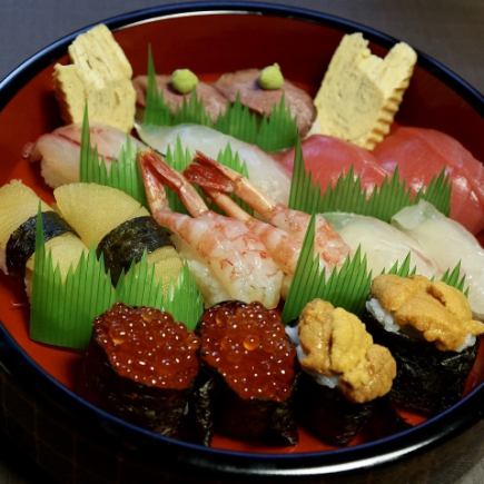 [For important occasions such as entertaining! 5 types of sushi platter, Kuroge Wagyu beef, etc.] 8-course meal course for 6,500 yen (tax included)