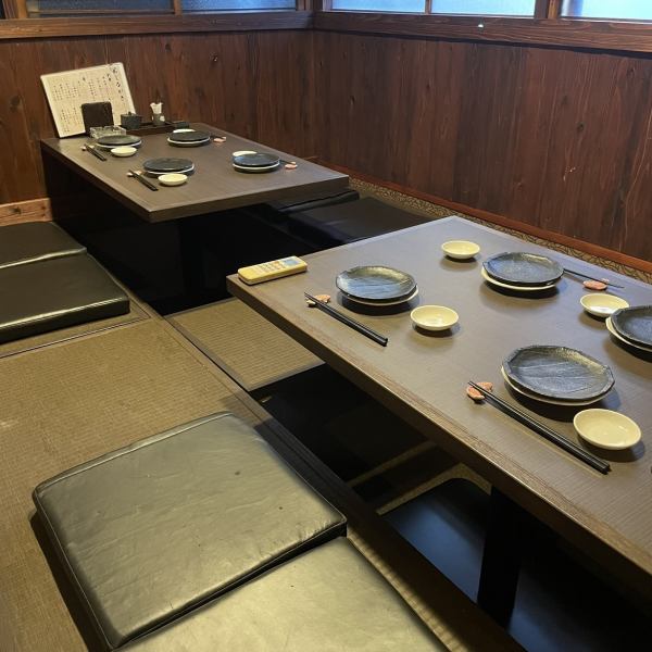 ご宴会のご利用は最大14名まで可能です。掘りごたつ席で大人数でもゆったりとご宴会をお愉しみいただけます。