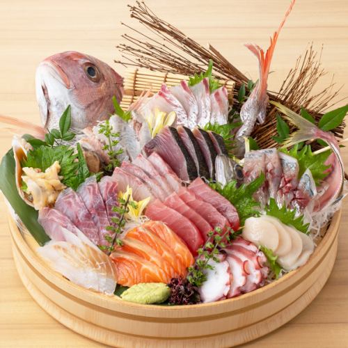 思わず驚く分厚さが自慢！庄やの新鮮お刺身★仲卸組合盛り＜十~十二種＞ 一人前