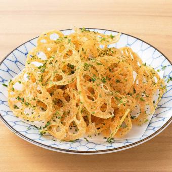 蓮根 磯辺チップス