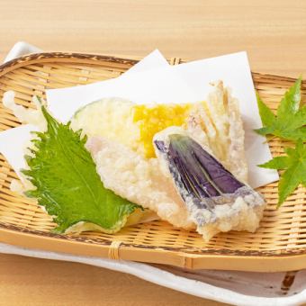 夏野菜の天布羅