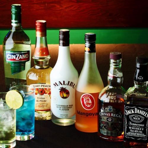 ご宴会におすすめ!約100種類の飲み放題メニュー♪