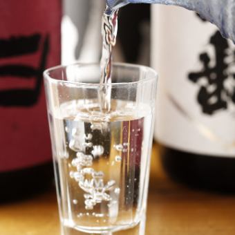 『厳選ご接待コース』日本酒ランクアップ２時間飲み放題付き+旬料理全１１品(１人１皿盛り)