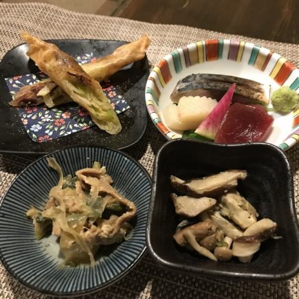 ドリンク1杯付きのお得な”ちょい和(なご)セット”(3月)