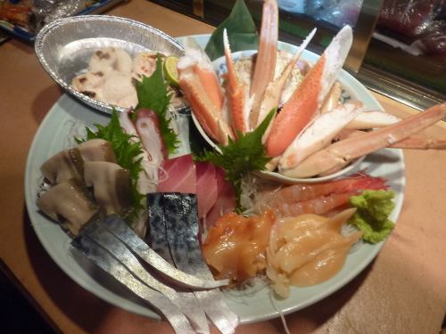 Authentic snow crab and local ingredients