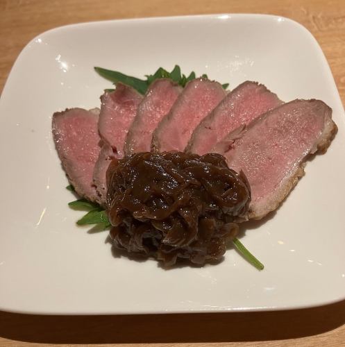 Marinated duck breast