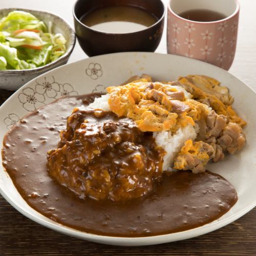 亲子碗咖喱（平日限定菜单）