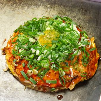 牛すじネギ玉そば