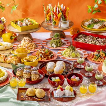 4/1～6/30【平日ディナービュッフェ20%OFF】ジャパニーズイタリアン＆和スイーツビュッフェ