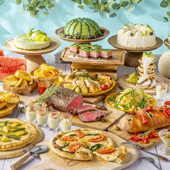 7～8月【平日ディナー】夏イタリアン＆サマースイーツビュッフェ×旬のフルーツ食べ放題