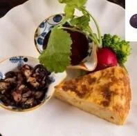 スペインオムレツとガリシアタコ(又はオリーブ)