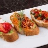 本日のブルスケッタ3種