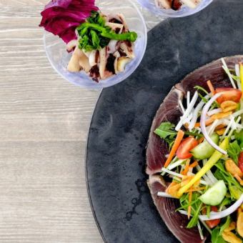 歓送迎会プランお料理全8品！120分飲み放題付7000円(税込)