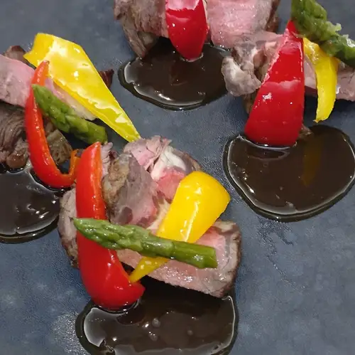 道産牛のステーキ