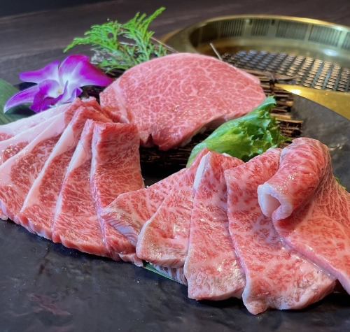 黒毛和牛おまかせ三種盛