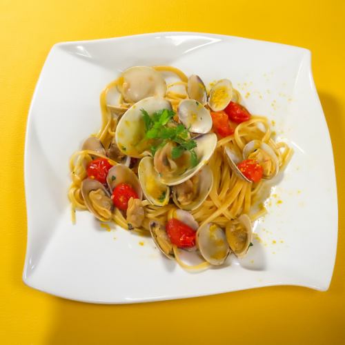 Jomon Pasta "Shellfish Zucca" - Linguine with Jomon broth and three kinds of shellfish -