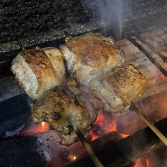 大山鶏もも串