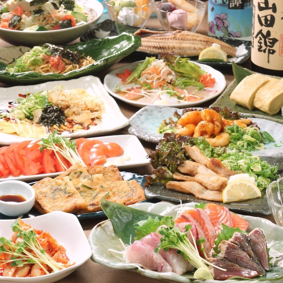 Close to Sannomiya Station! Banquets for large groups available ☆ 3 hours all-you-can-eat and drink from 3,480 yen (tax included)