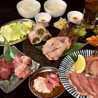 【歓送迎会スペシャルコース】人気No.1俵カルビ・牛タン・和牛カルビ《90分生ビールも飲放題付》