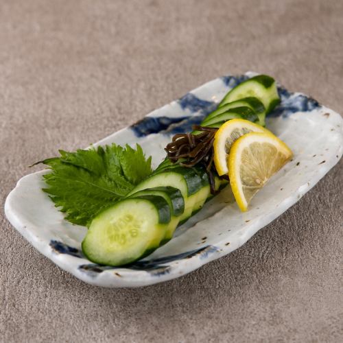 Pickled cucumber ~Salted kelp lemon~
