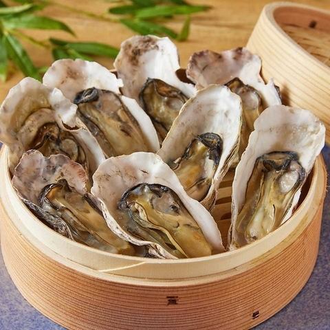 3 steamed oysters
